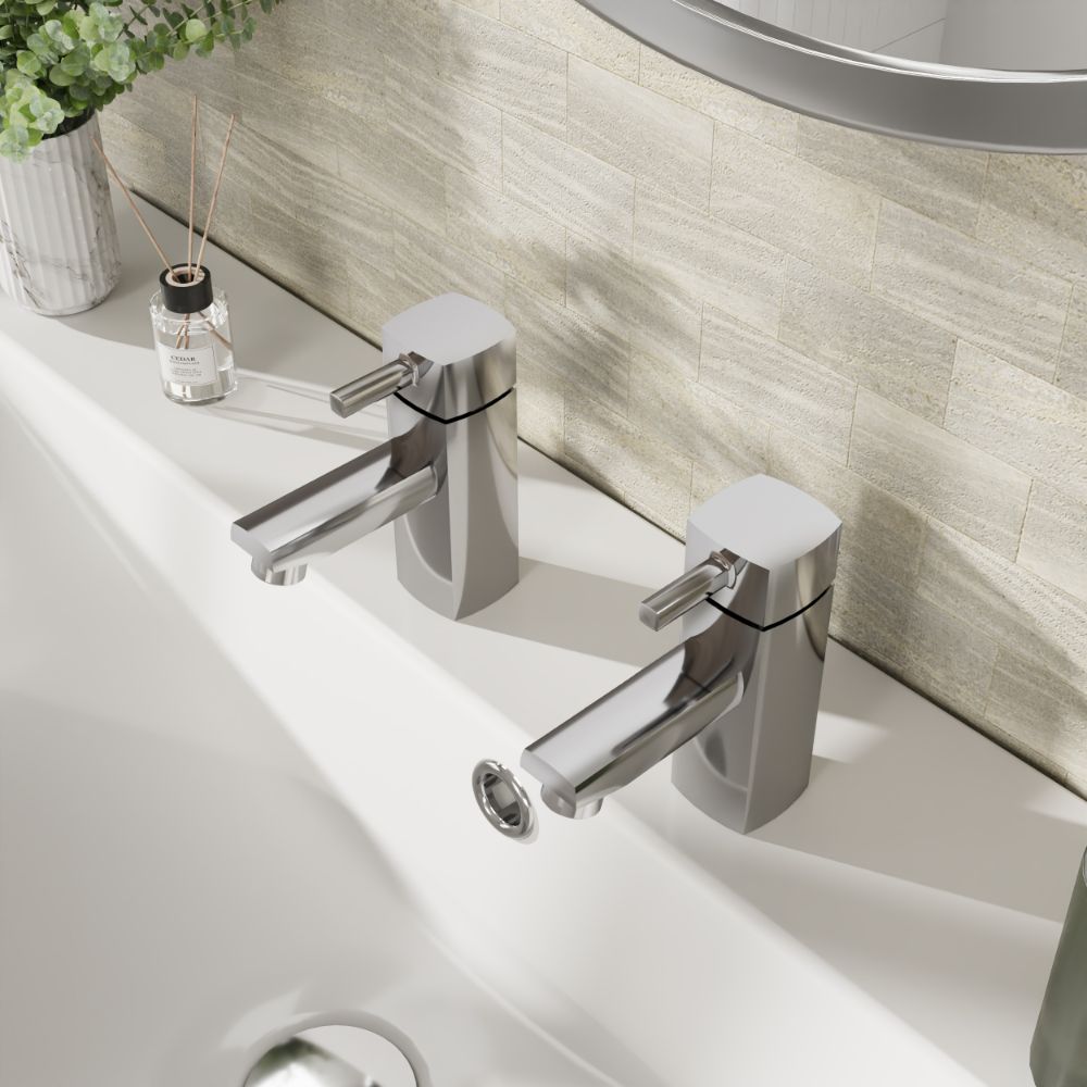 Forme Basin Taps Hot And Cold Pair - Image 3