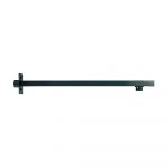 Matt Black Square Shower Head Wall Arm