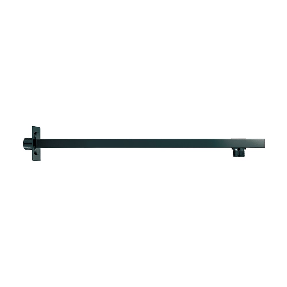 Matt Black Square Shower Head Wall Arm