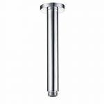 Round Chrome Shower Head Ceiling Arm