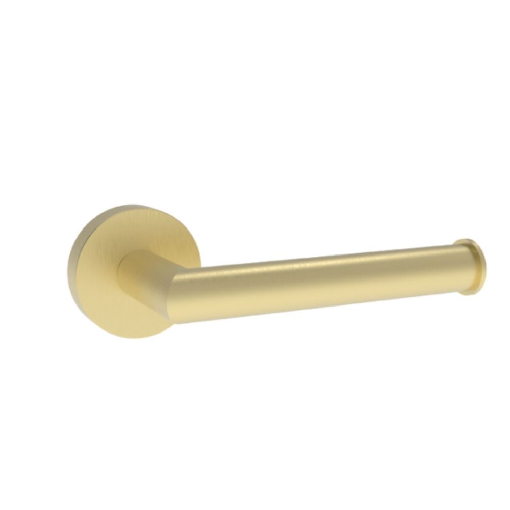 Melbourne Brushed Brass Wall Mounted Bathroom Toilet Roll Holder