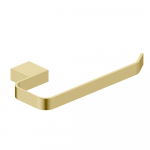 Roma Brushed Brass Wall Mounted Bathroom Towel Ring