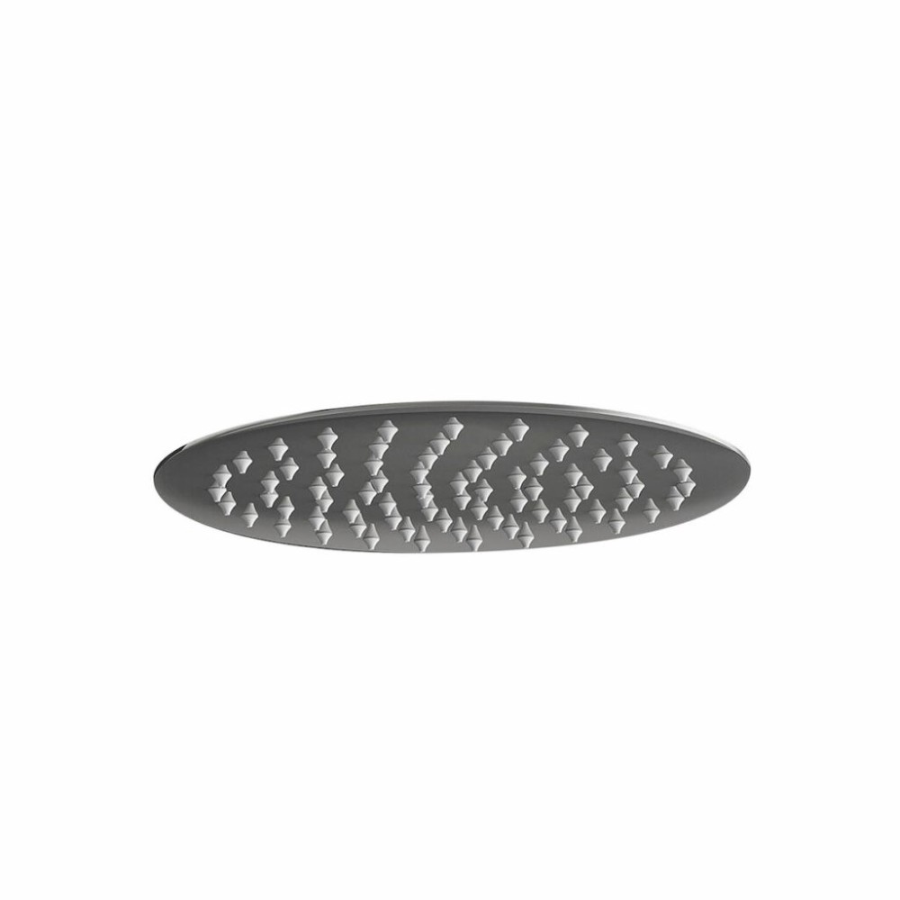 Round Chrome 200mm Slim Rain Shower Head