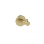 Melbourne Brushed Brass Wall Mounted Bathroom Robe Hook