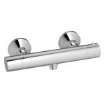 Chrome Round Thermostatic Bar Valve