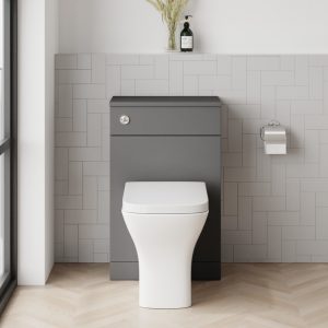 Odyssey 500mm Wc Back To Wall Unit Matt Grey Inc Concealed Cistern 