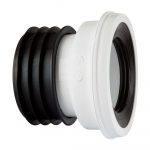 straight wc pan connector