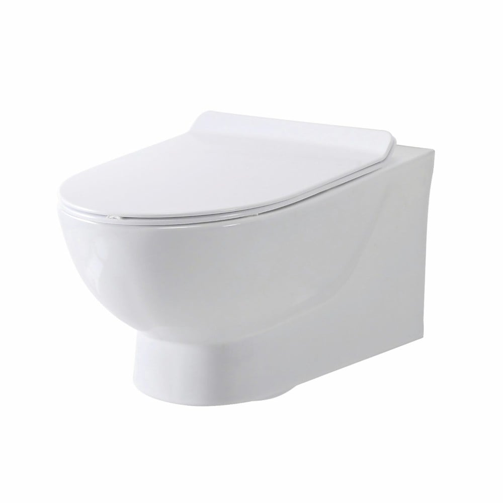 Belini Rimless Wall Hung Pan Including Soft Close Seat