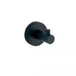Melbourne Matt Black Wall Mounted Bathroom Robe Hook