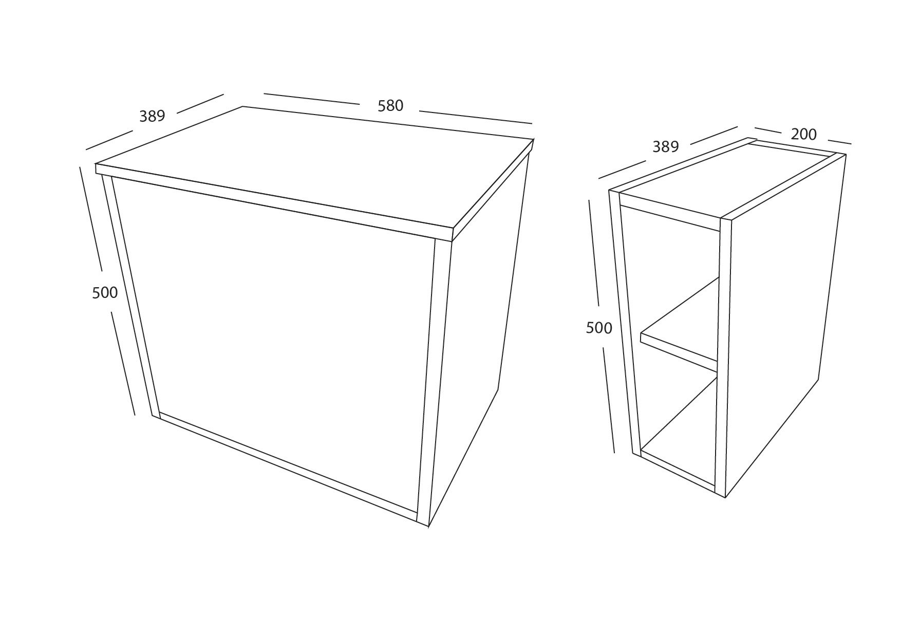 Alfie 800mm Fluted Sonoma Oak Single Drawer Vanity Unit & Solid Marble Countertop - Image 5