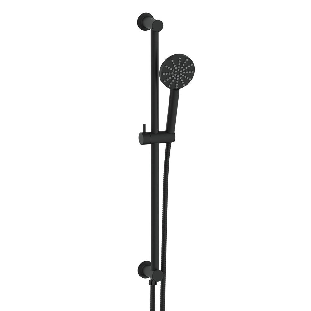 Core Nickel Fluted Riser Rail Handset and Hose with Integrated Elbow - Image 11