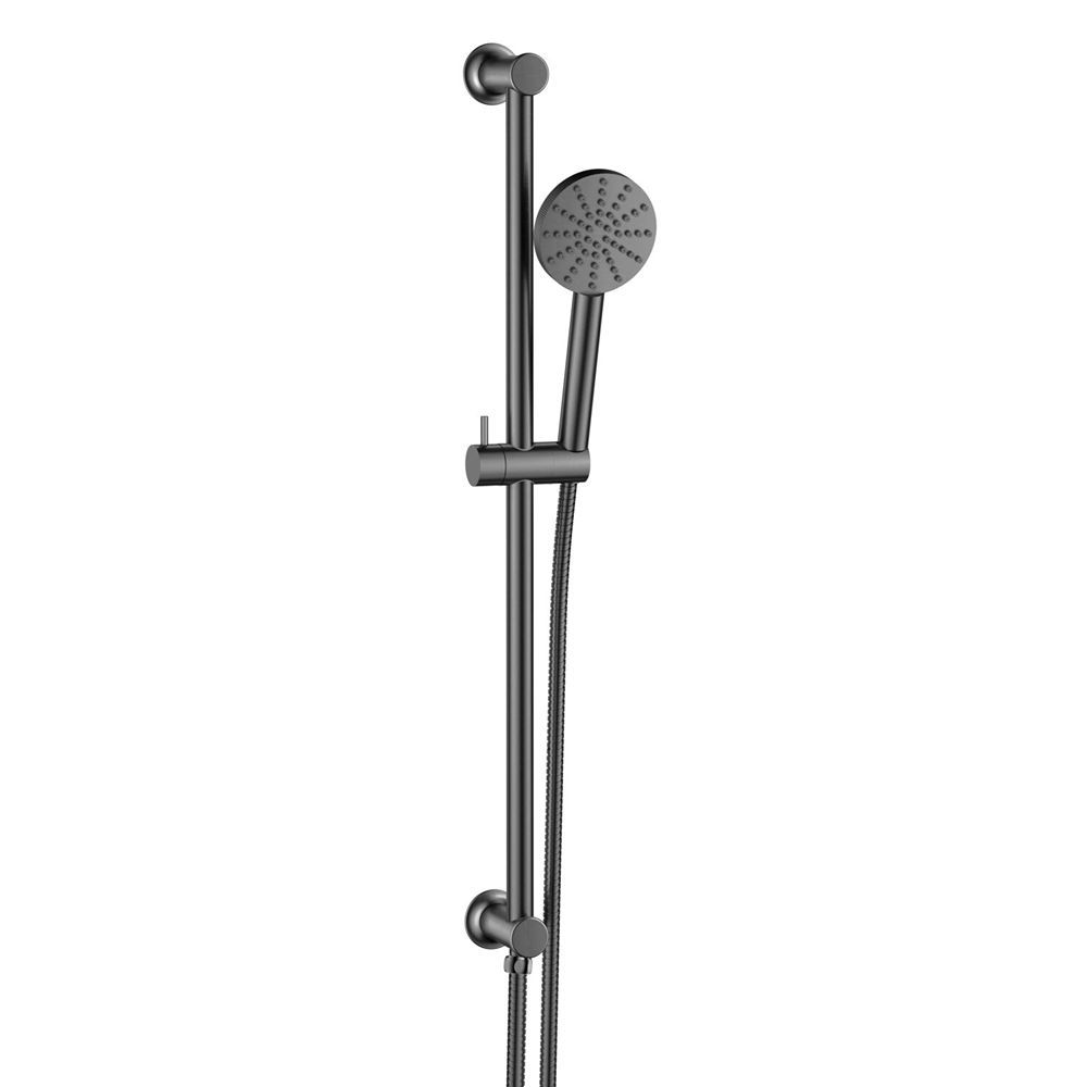 Core Nickel Fluted Riser Rail Handset and Hose with Integrated Elbow - Image 10